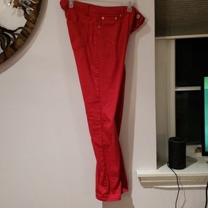 Red pants